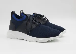 Peter Mesh Sneaker in Navy Blue