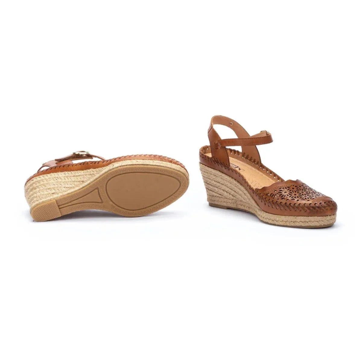 Pikolinos Vila W9y- 1504c1 Women's Wedge Sandals in Brandy