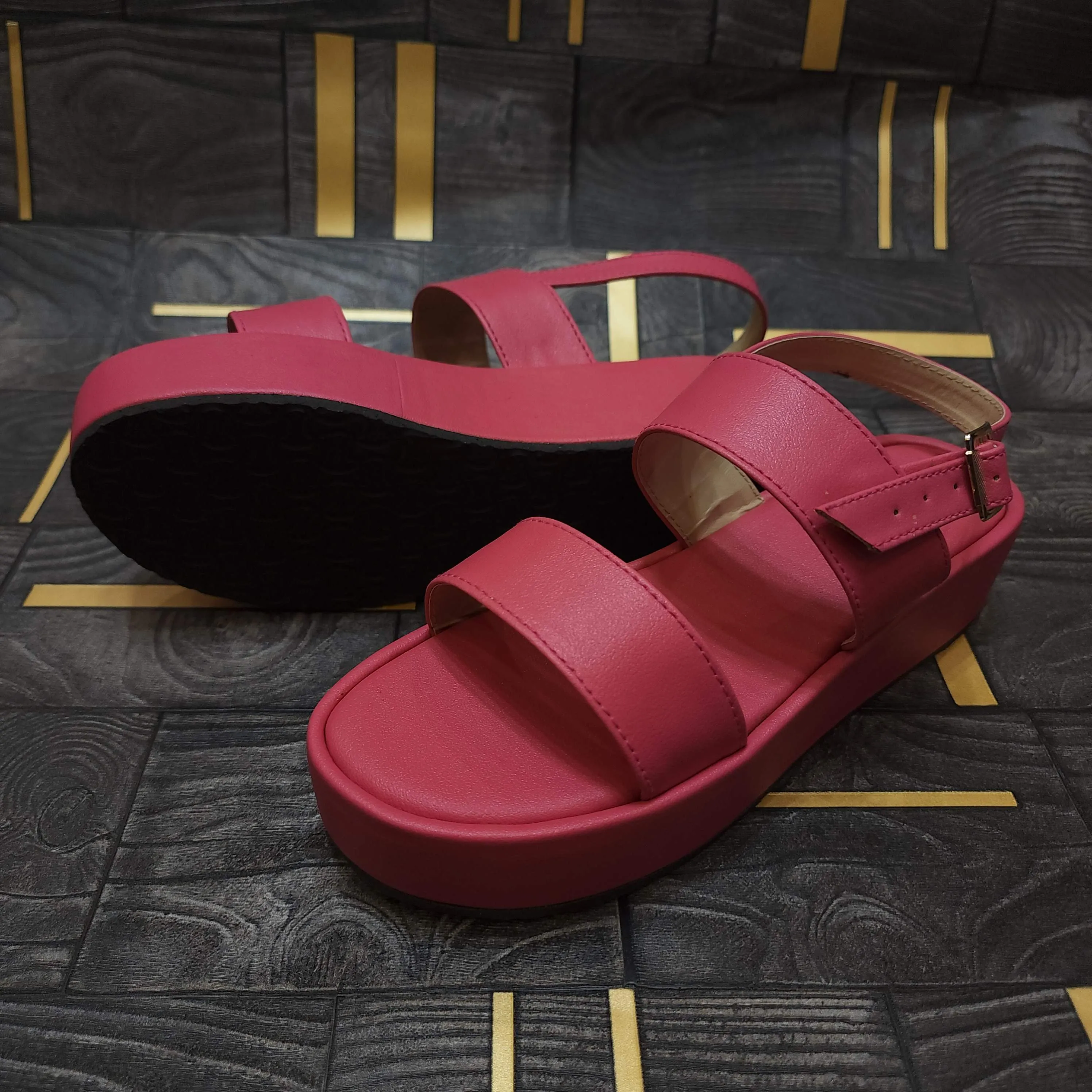 Pink Chunks Sandals