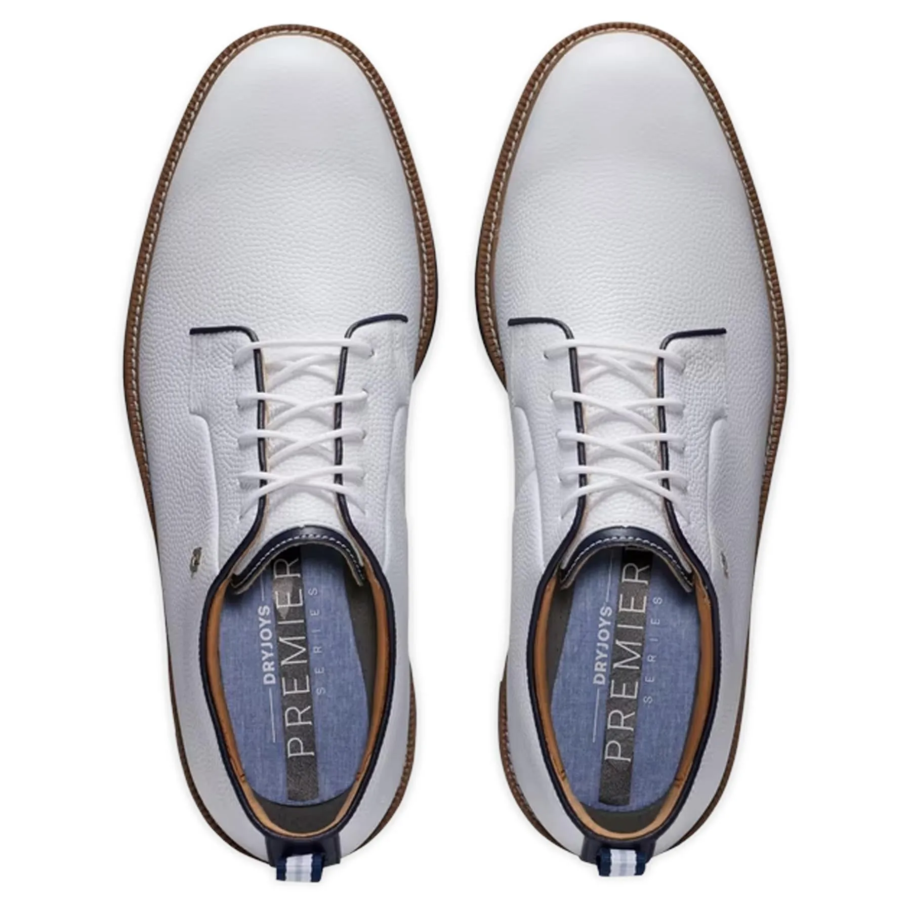 Premiere Series Field Cleated Golf Shoes White/Navy - 2024