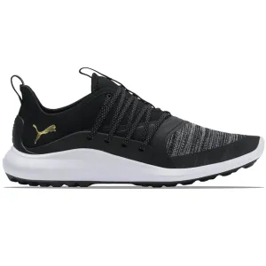 Puma Ignite NXT Solelace Spikeless Waterproof Shoes - Black/Gold