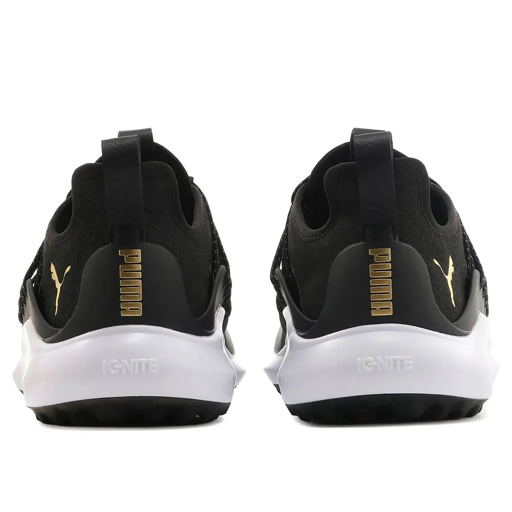 Puma Ignite NXT Solelace Spikeless Waterproof Shoes - Black/Gold