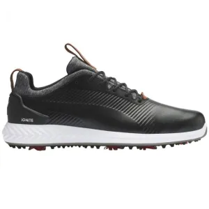 Puma IGNITE PWRADAPT Leather 2.0 Spiked Shoes - Black