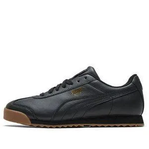 Puma Men's Roma Classic Shoes - Black / Gum