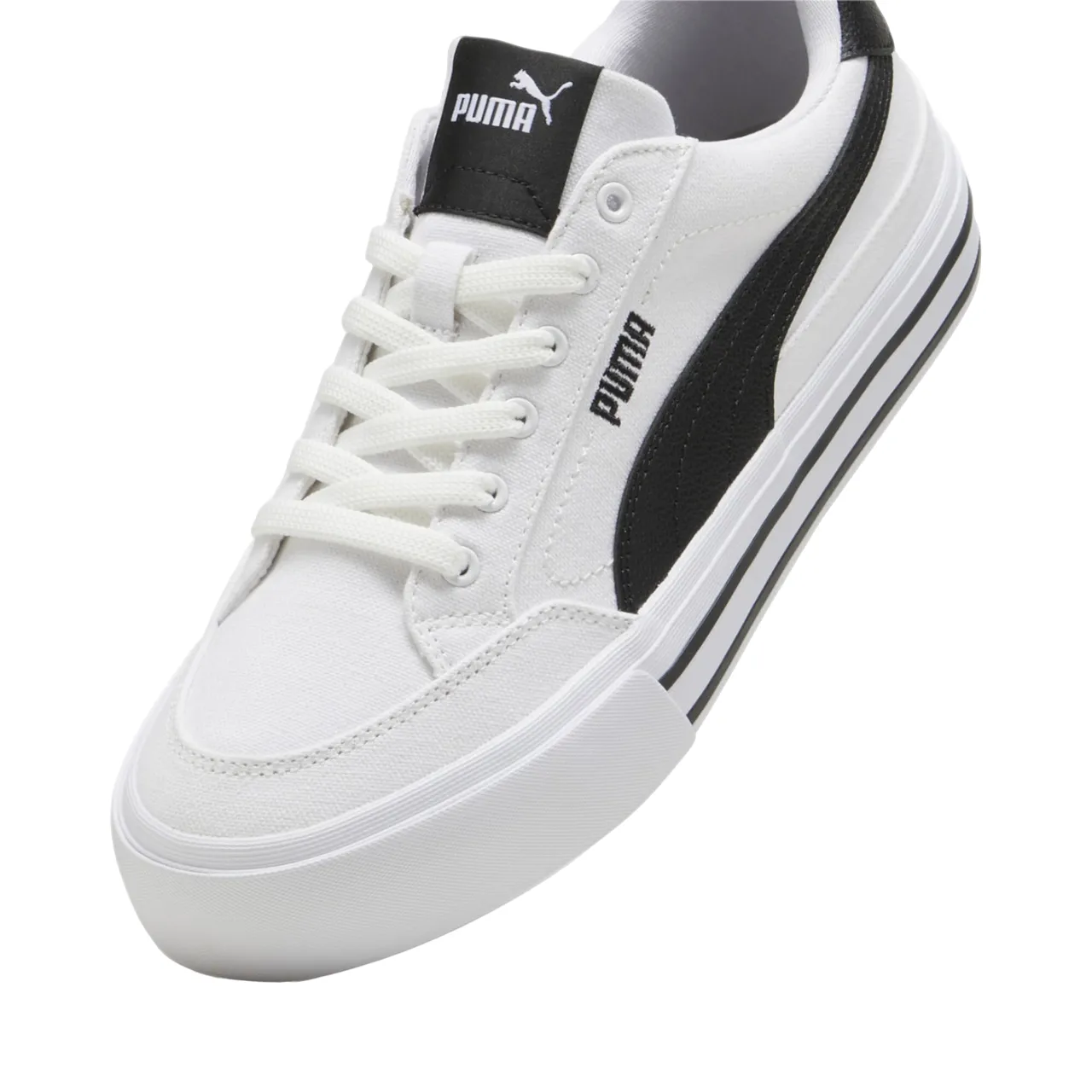 Puma scarpa sneakers da adulto Court Classic Vulc FS 396353-02 bianco-nero