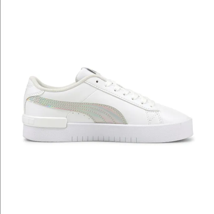 Puma scarpa sneakers da ragazza Jada Rainbow 382661 01 bianco argento