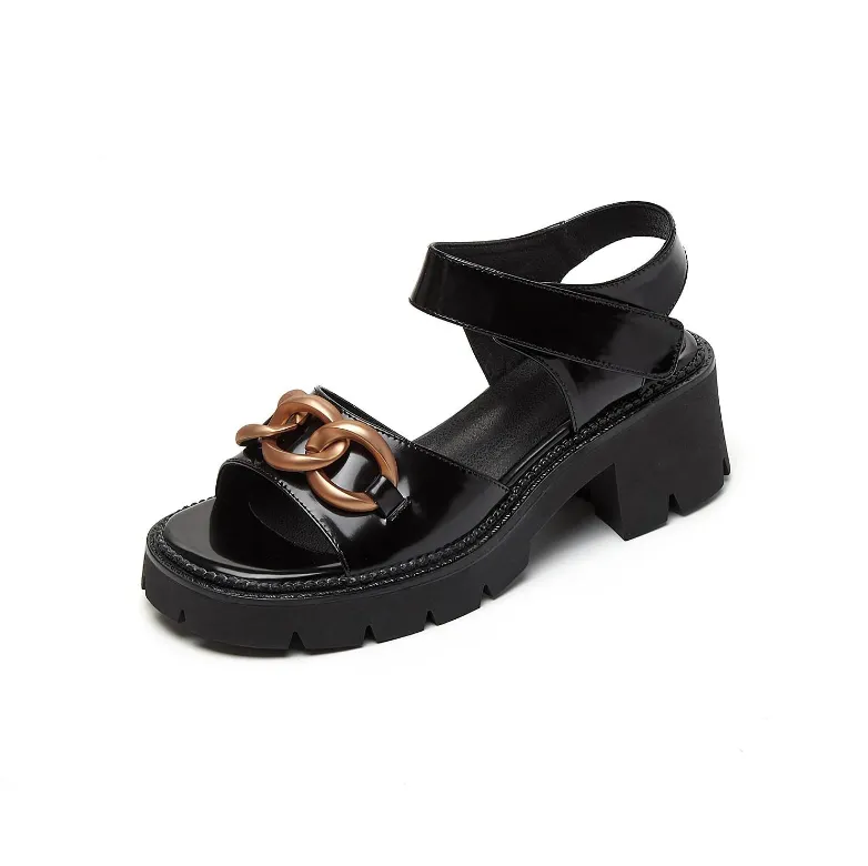 Ramona Women's Platform Leather Sandal