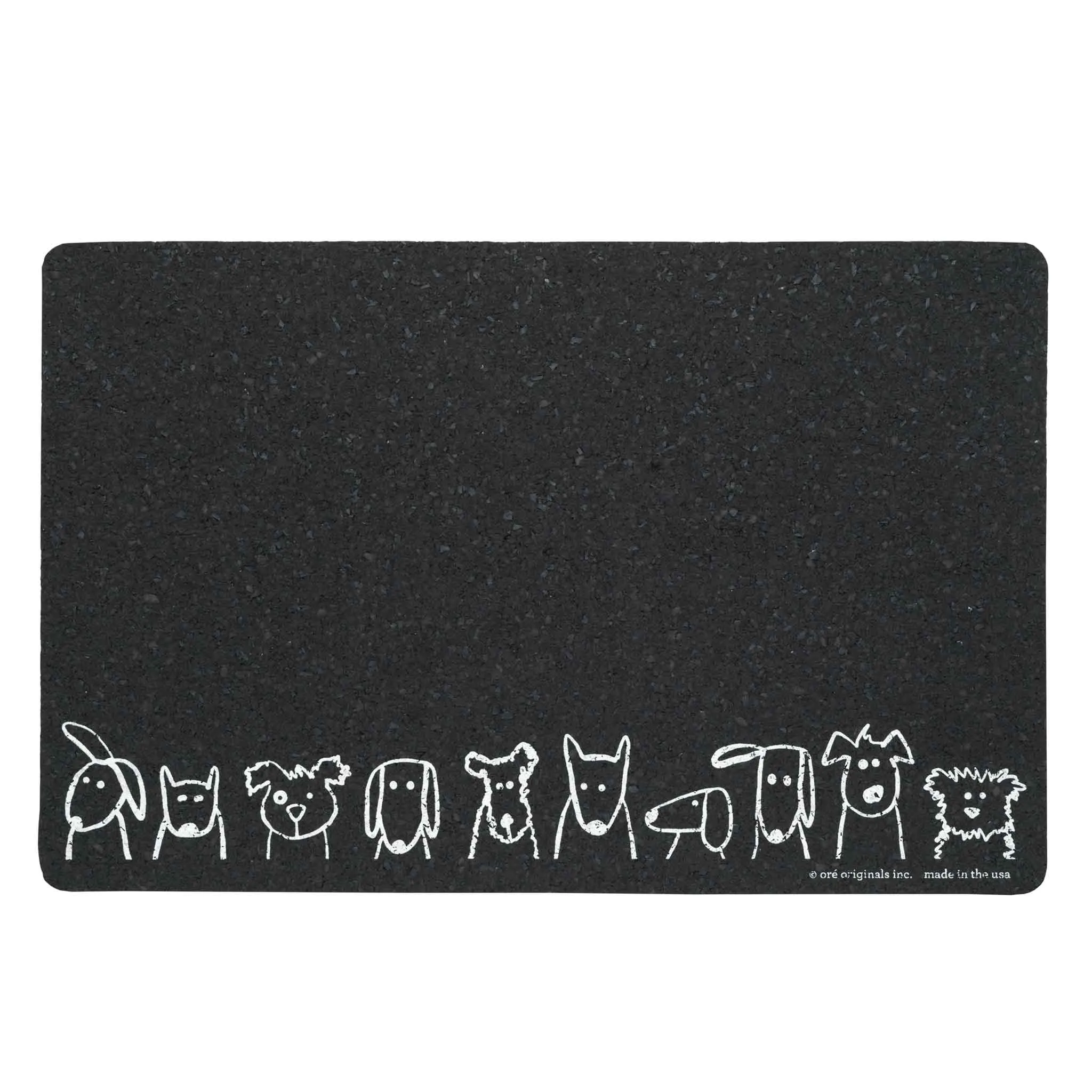 Rectangle Recycled Rubber Placemats