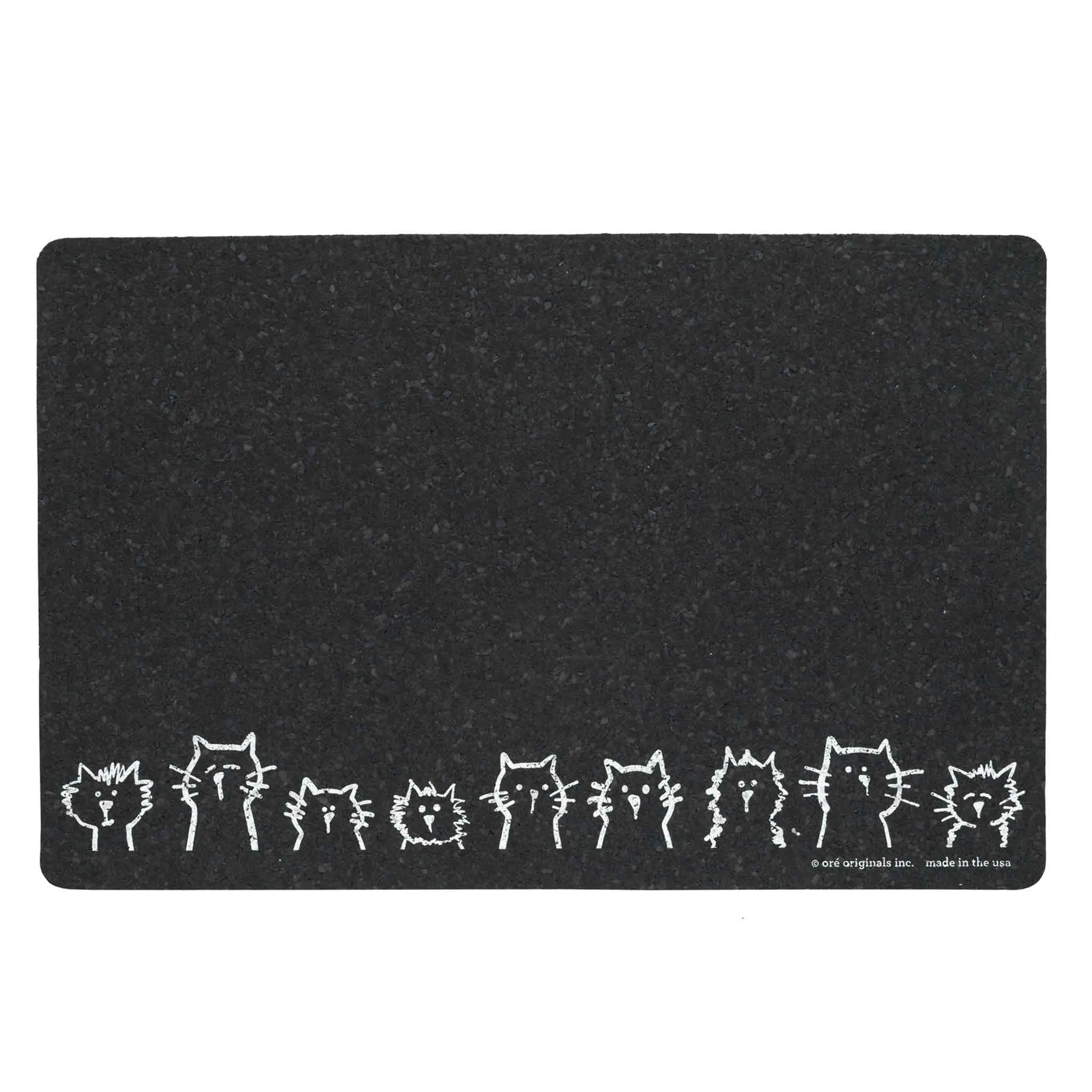 Rectangle Recycled Rubber Placemats