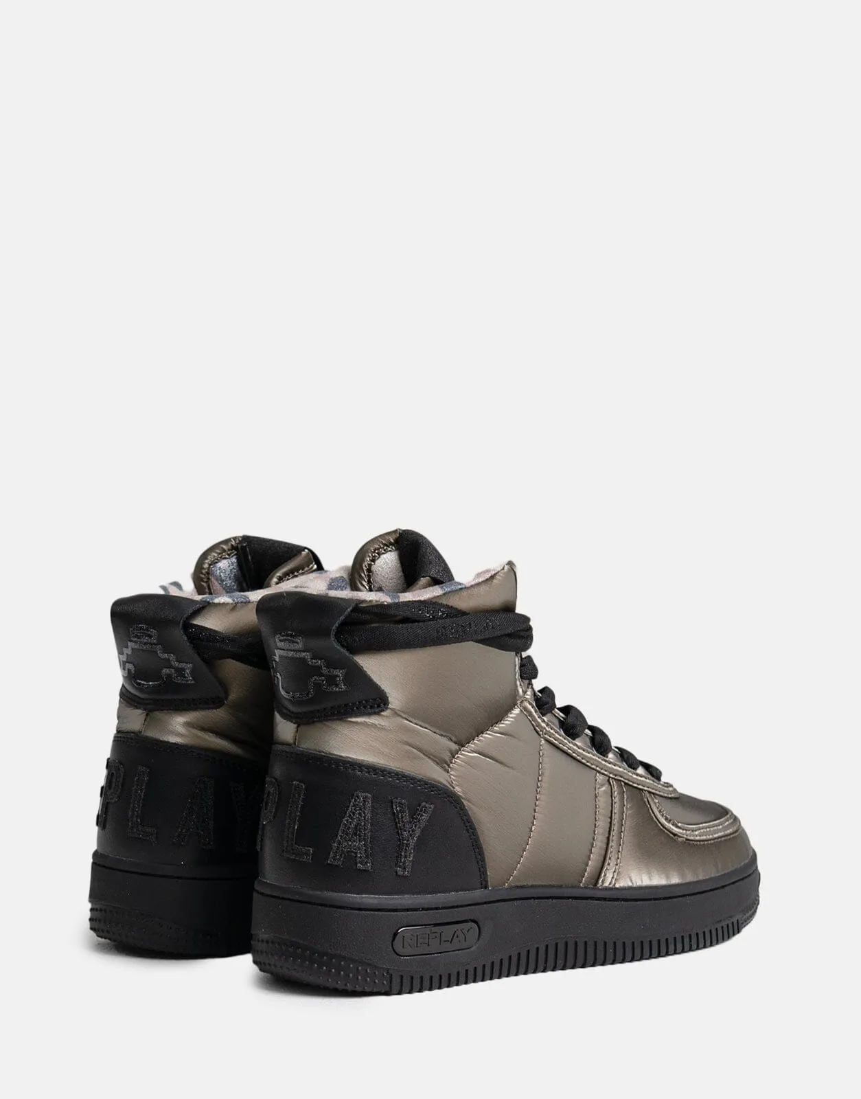 Replay Epic High Top Mil Green Sneakers