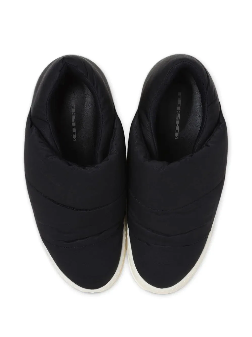 RICK OWENS - DRKSHDW Imbottite Puffer Sneaker Black Milk