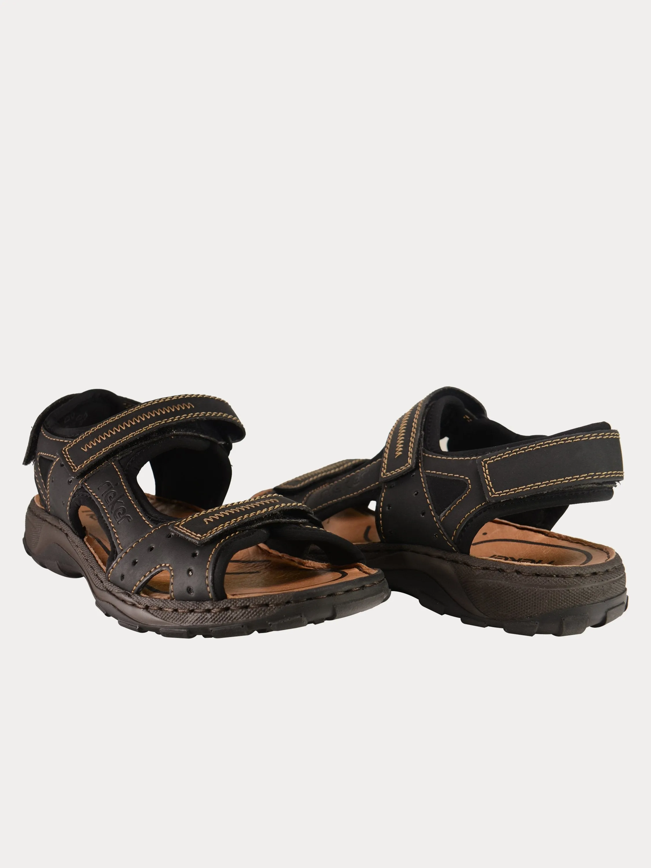 Rieker 26061 Men's Hook & Loop Outdoor Sandals