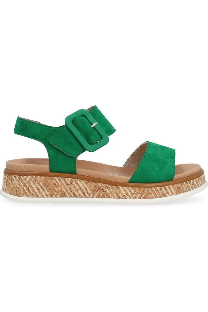 Rieker ladies sandals W0800-52 In green