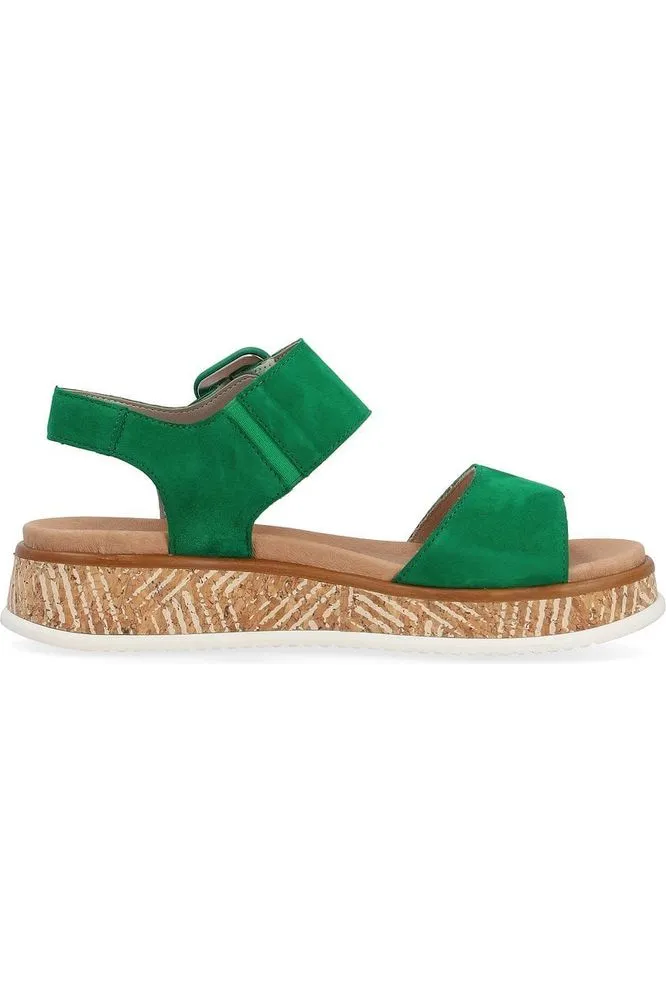 Rieker ladies sandals W0800-52 In green