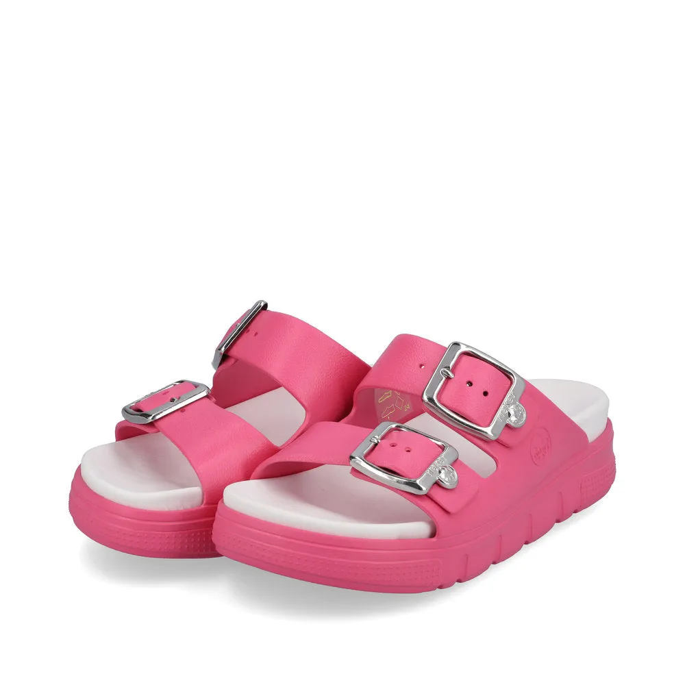 Rieker P2180 Ladies Slip-on Sandals