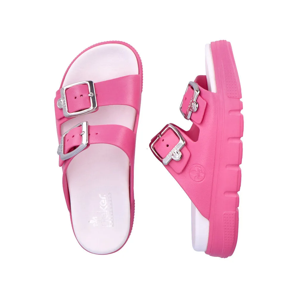 Rieker P2180 Ladies Slip-on Sandals