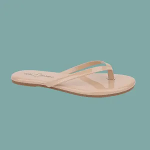 Rivington Sandal - Nude Patent