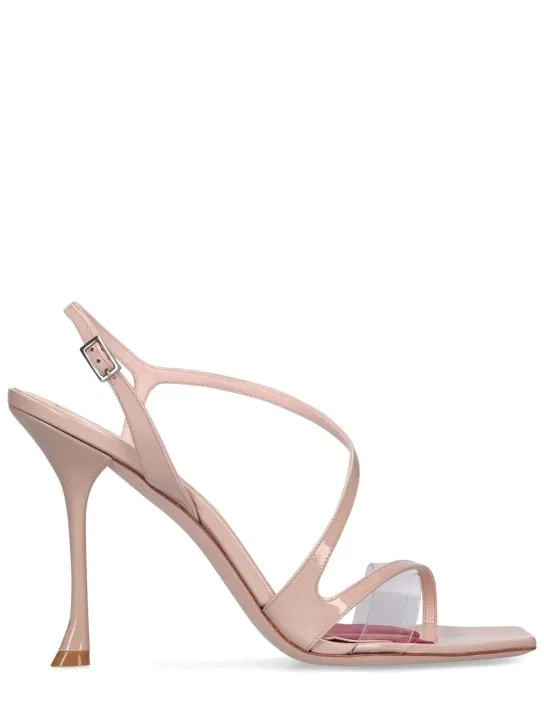 Roger Vivier   100mm PVC &amp; leather sandals 