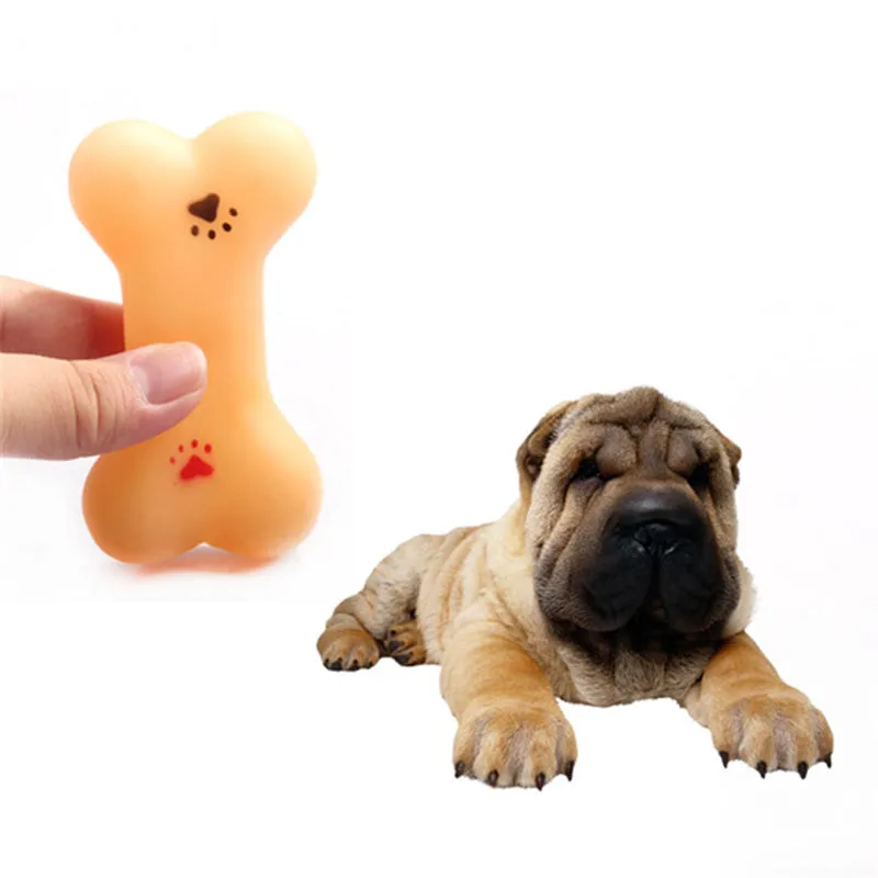 Rubber Bone Chew Toy