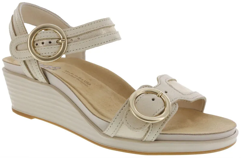 SAS Women's Seight Wedge Sandal SOFT GOLD