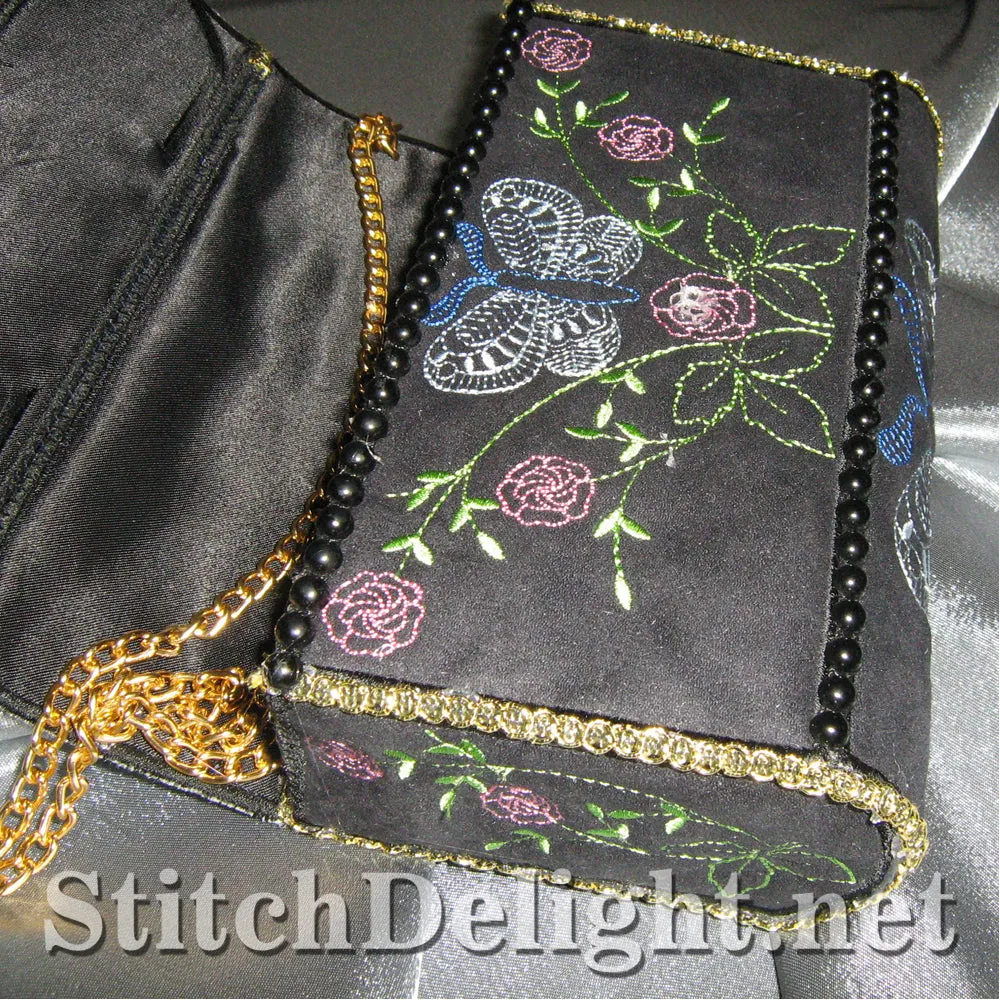 SD0957 Butterfly Romance Clutch Purse