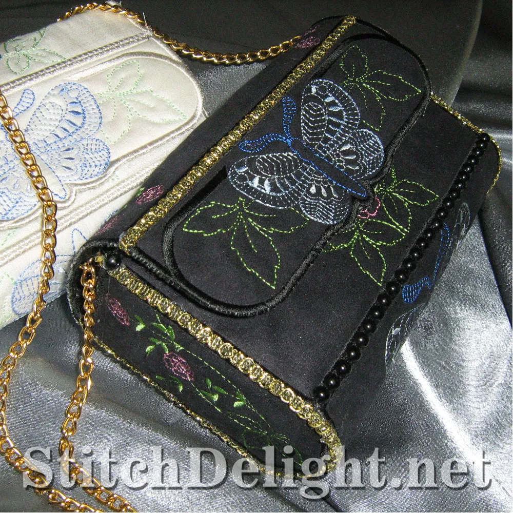 SD0957 Butterfly Romance Clutch Purse