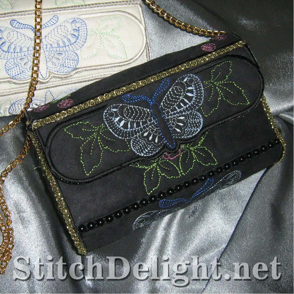 SD0957 Butterfly Romance Clutch Purse