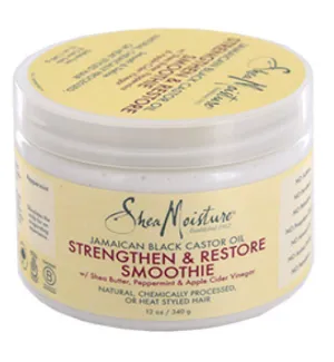 Shea Moisture Jamaican Black Castor Oil Strengthen & Restore Smoothie 12 oz