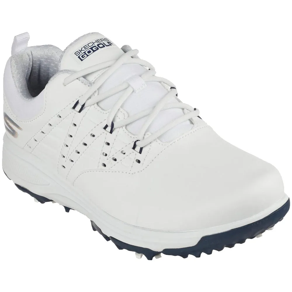 Skechers Ladies Go Golf Pro 2 Spiked Shoes - White/Navy