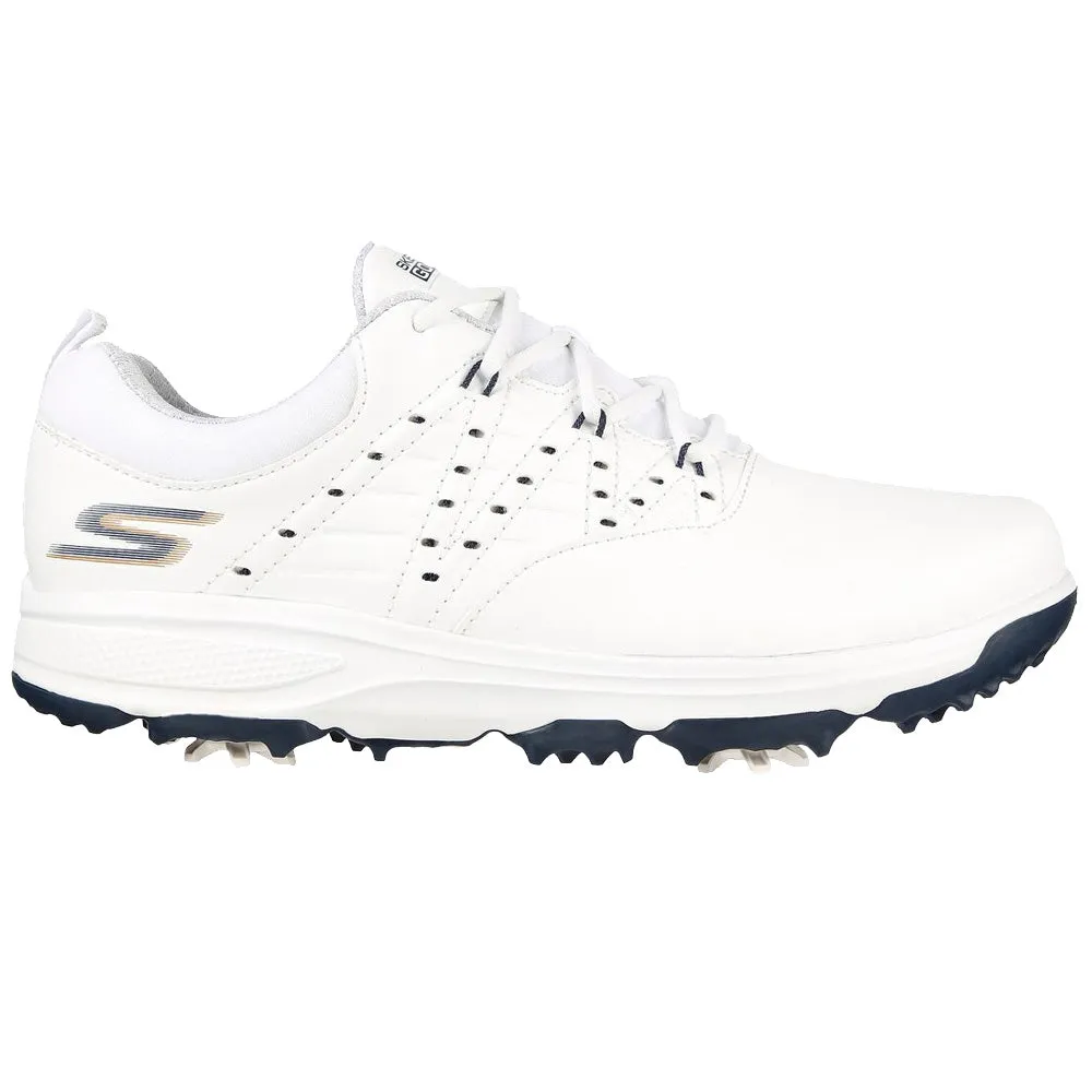 Skechers Ladies Go Golf Pro 2 Spiked Shoes - White/Navy