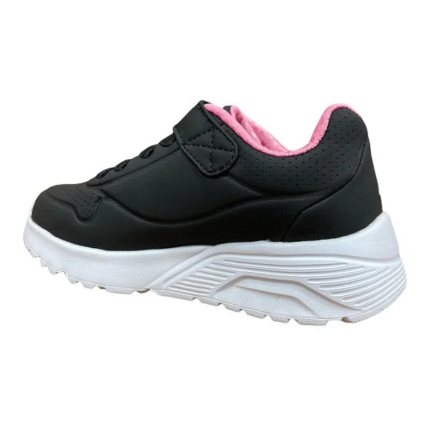 Skechers scarpa sneakers da bambina Uno Lite 310451L/BKRG nero-rosa-oro