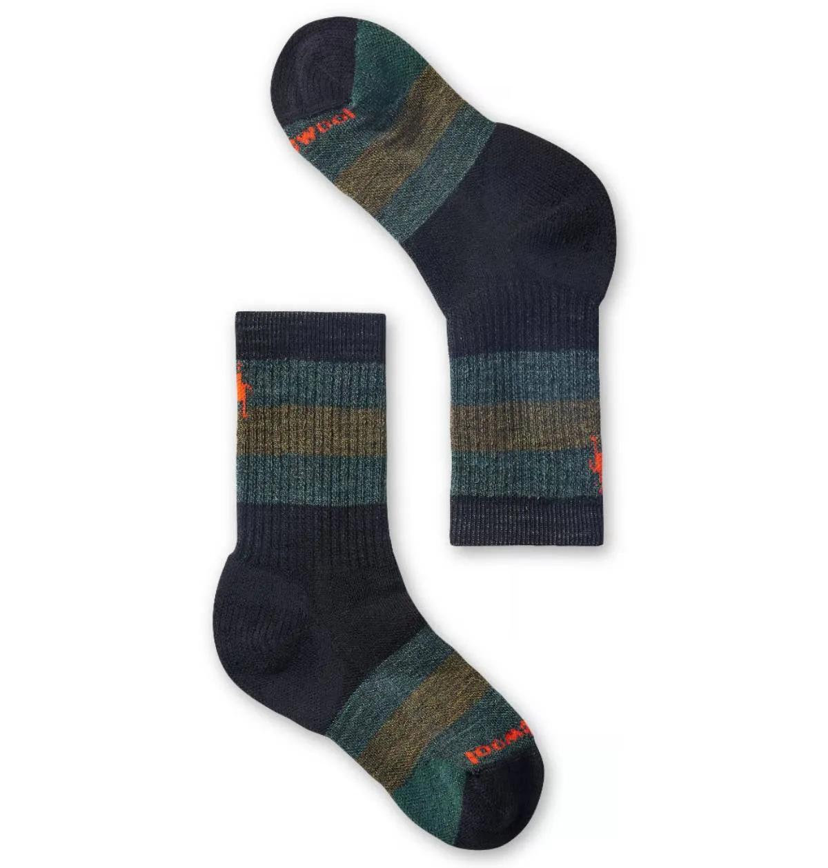 Smartwool Kids' Hike Full Cushion Striped Crew Socks