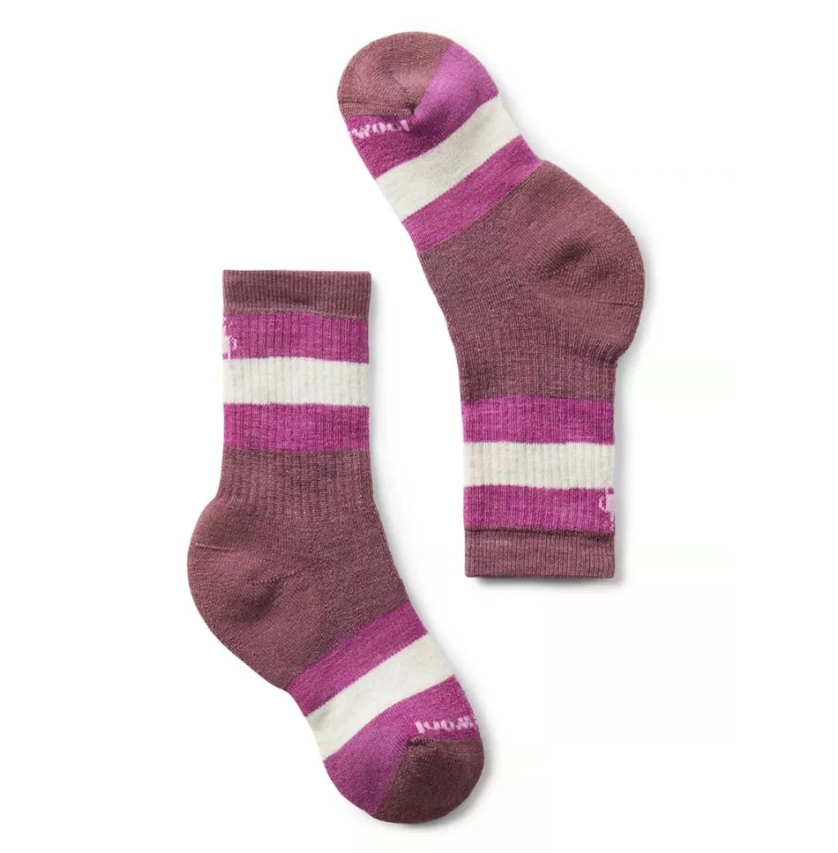 Smartwool Kids' Hike Full Cushion Striped Crew Socks