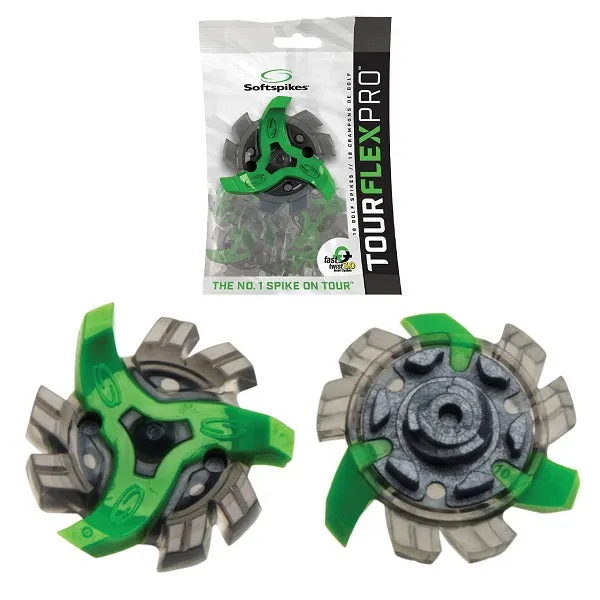 Softspike Golf Cleats - Tour Flex Pro Fast Twist 3.0 Green