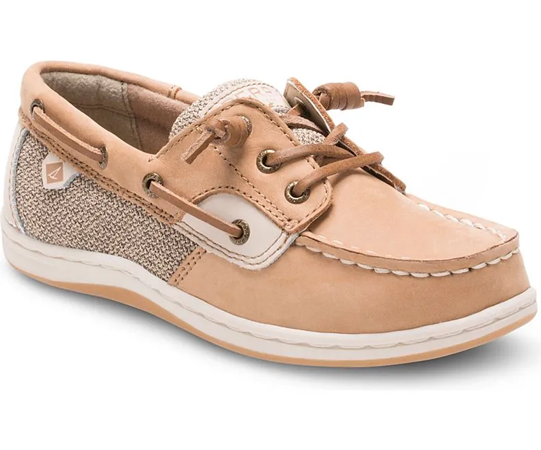 Sperry Kid's Songfish Boat Shoe - Linen/Oat