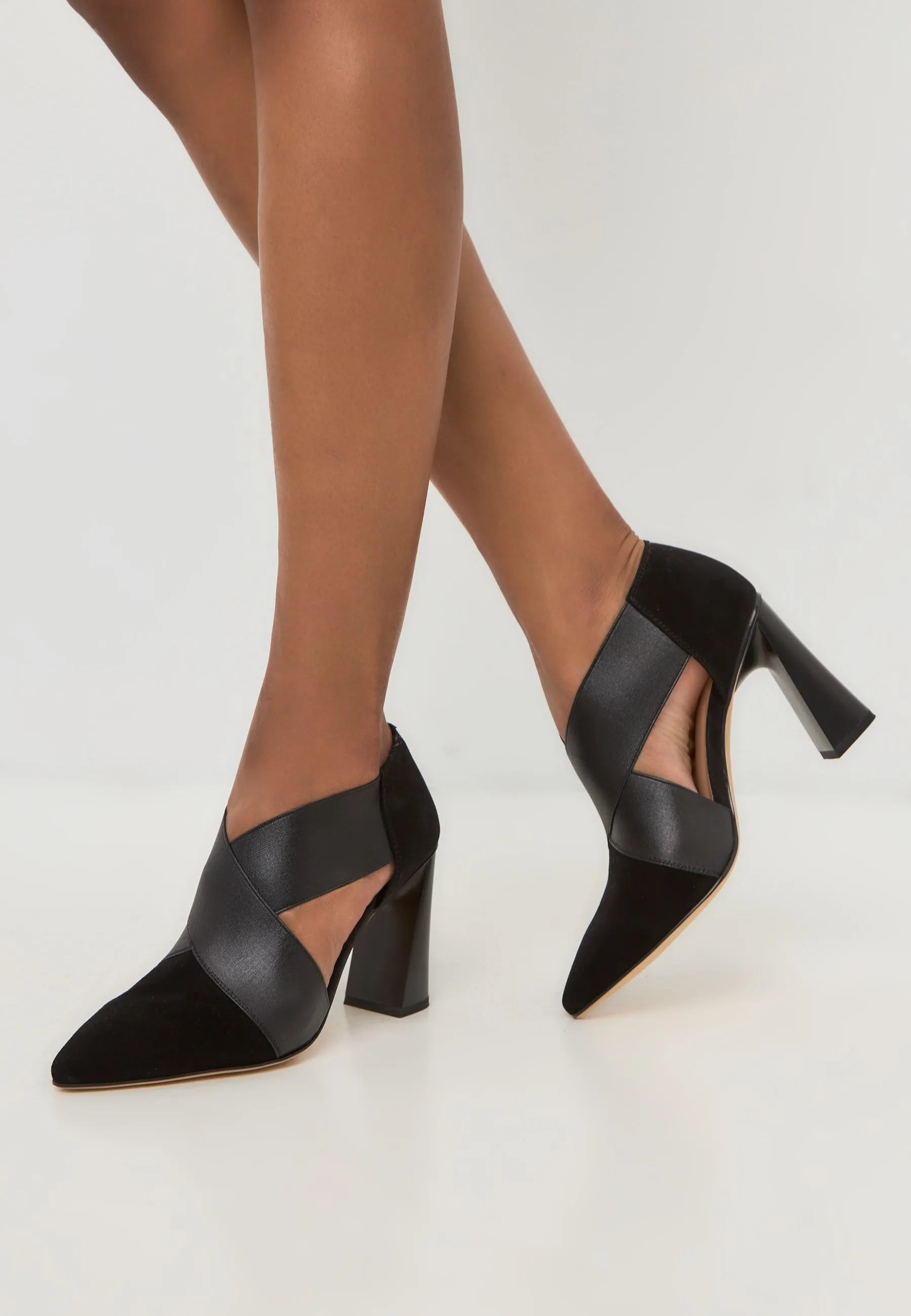 Strappy Block Heels Stassy - Black