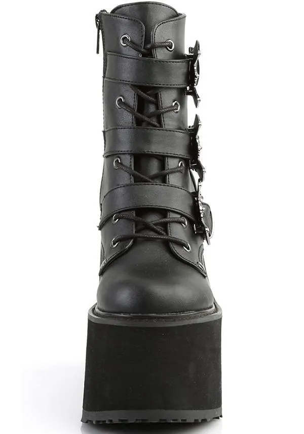 SWING-103 [Black] | PLATFORM BOOTS [PREORDER]