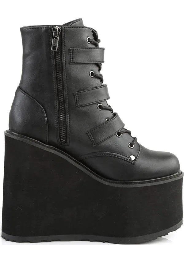 SWING-103 [Black] | PLATFORM BOOTS [PREORDER]