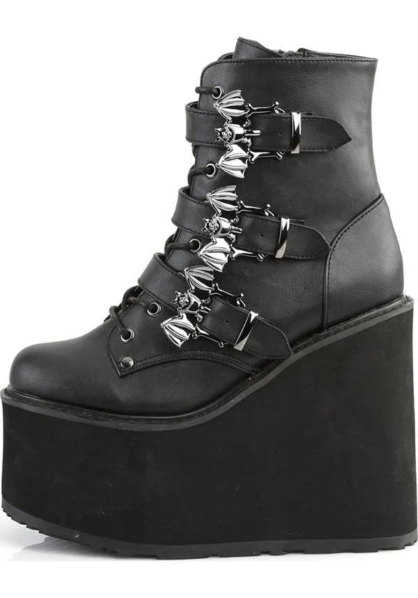 SWING-103 [Black] | PLATFORM BOOTS [PREORDER]