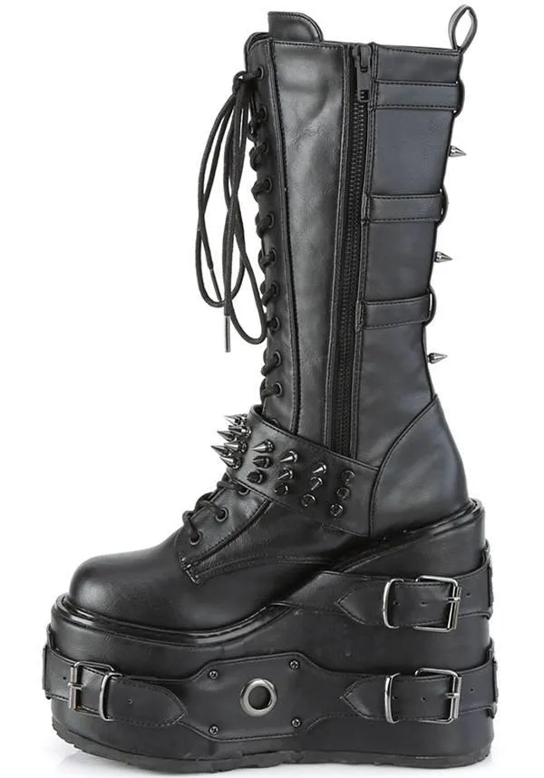 SWING-327 [Black] | PLATFORM BOOTS [PREORDER]