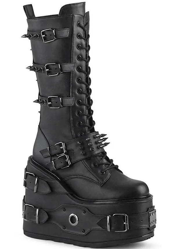 SWING-327 [Black] | PLATFORM BOOTS [PREORDER]