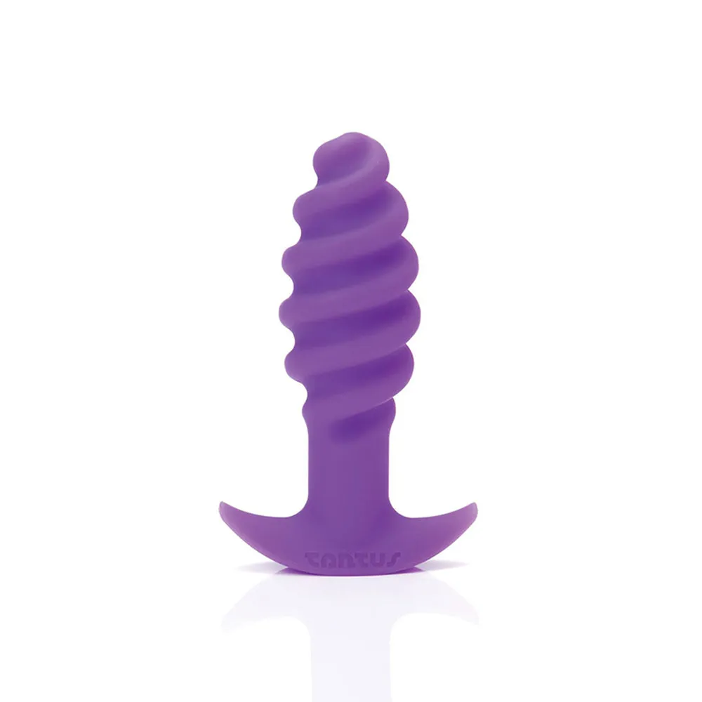 Tantus Twist Anal Plug Purple (Bag)