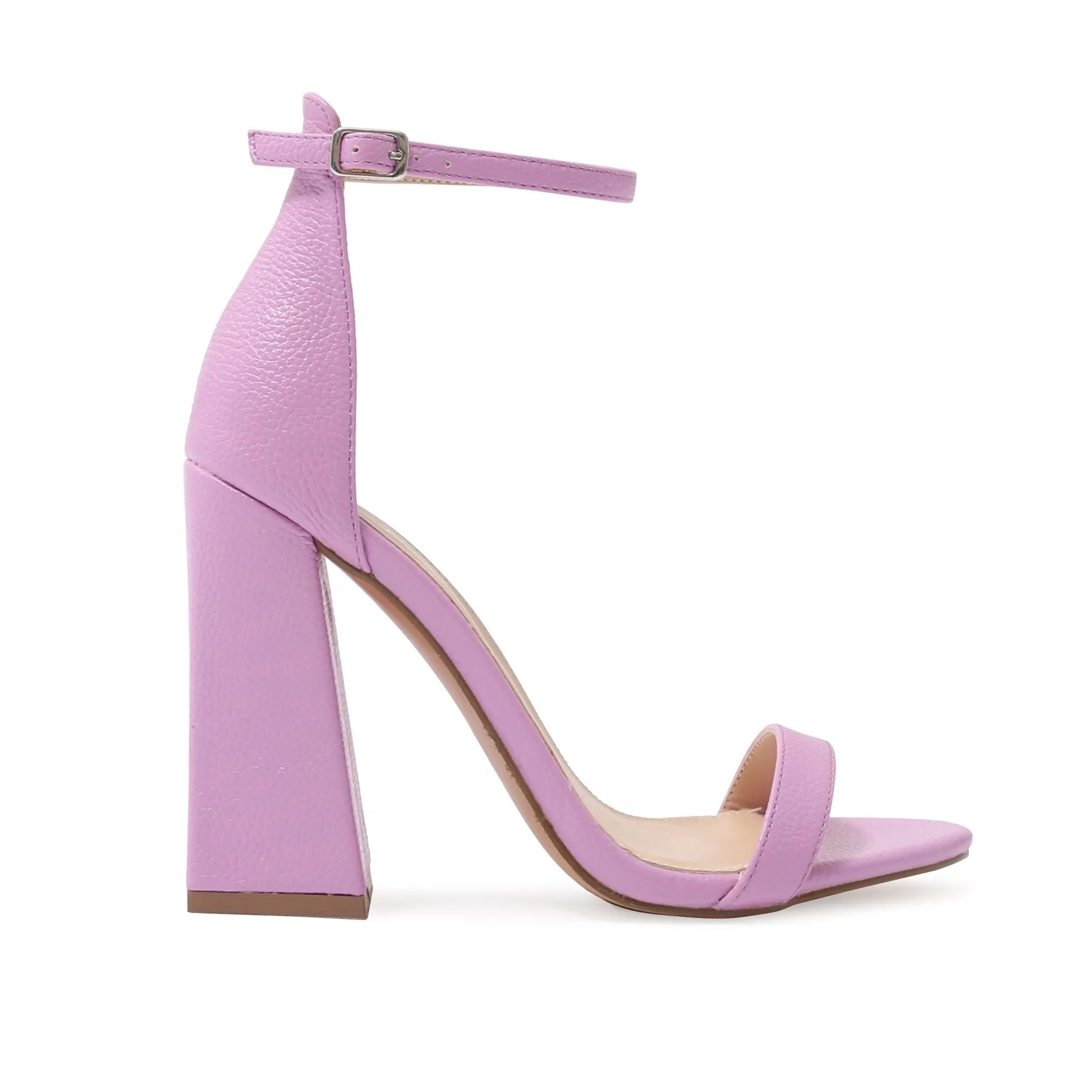 Tess Block Heels in Lilac