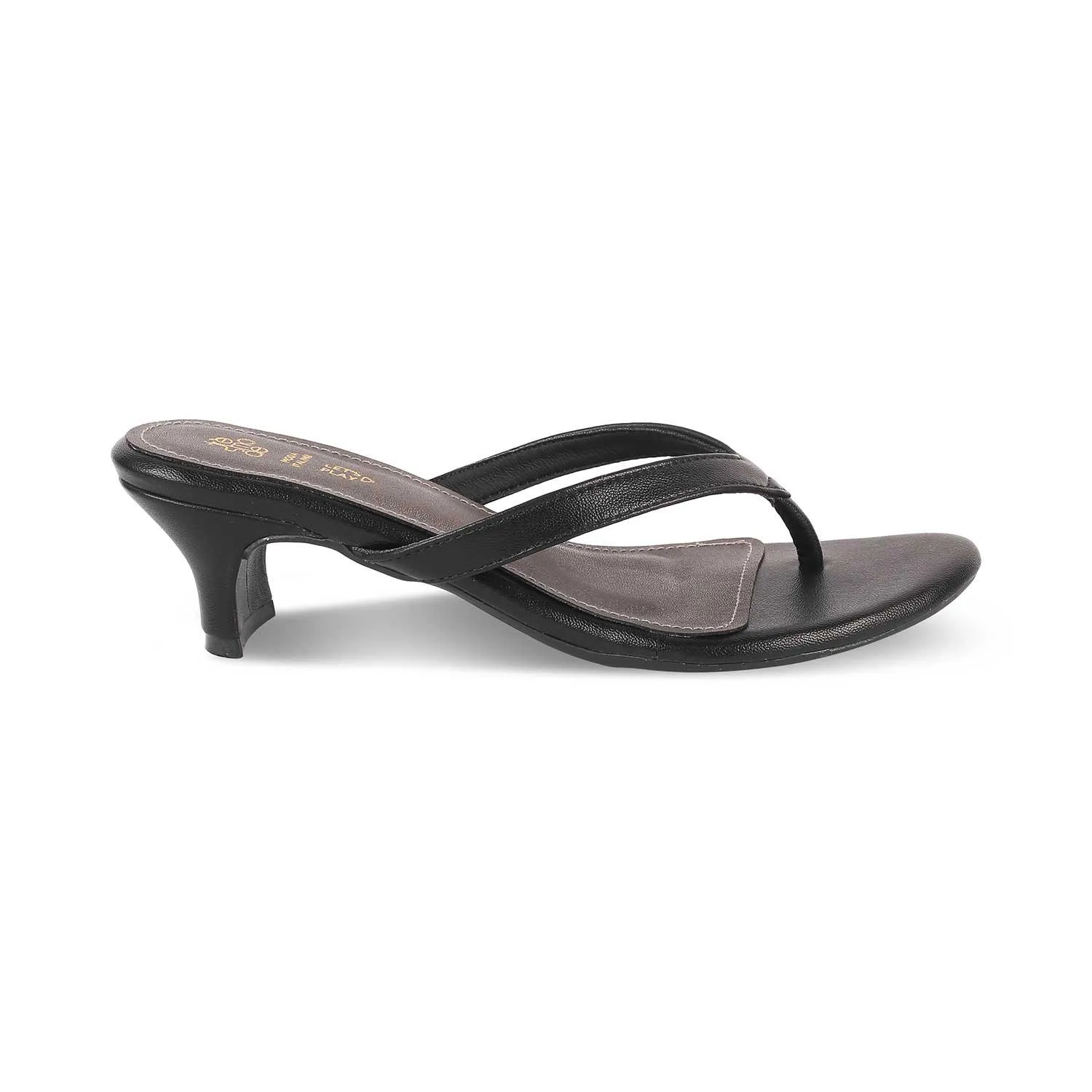 The Puglia Black Women's Dress Heel Sandals Tresmode