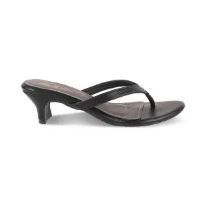 The Puglia Black Women's Dress Heel Sandals Tresmode