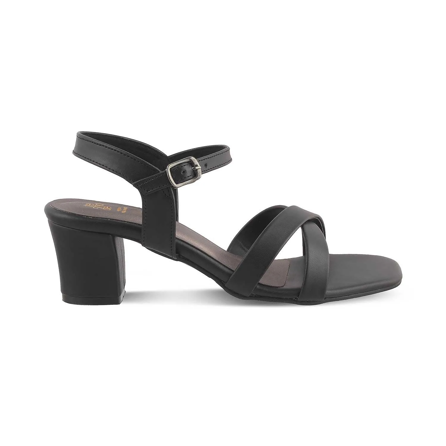 The Roche Black Women's Dress Block Heel Sandals Tresmode