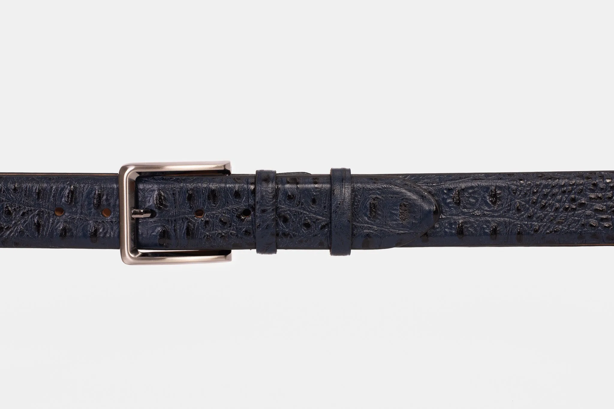 The Savamala  Blue Leather Belt