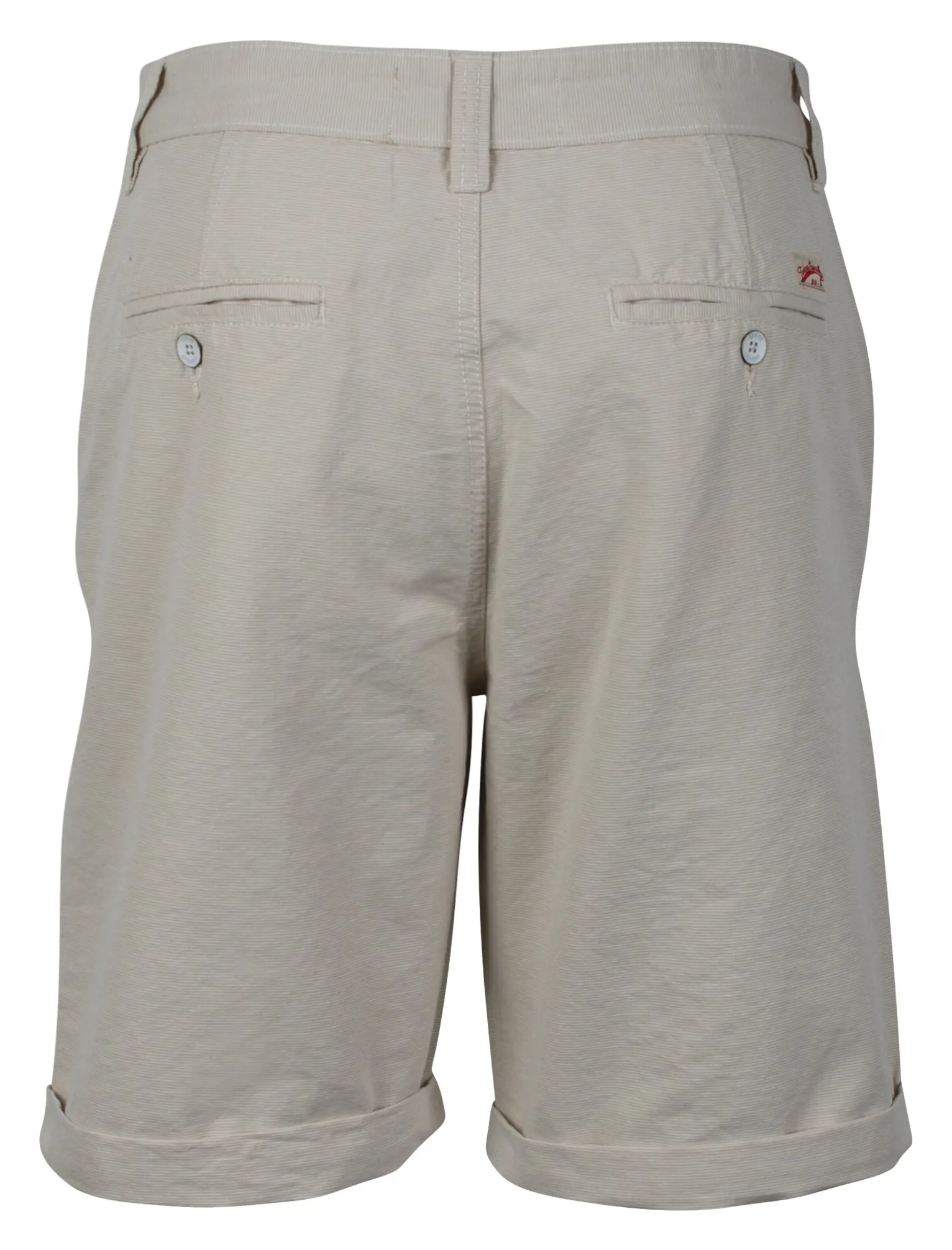 Tokyo Laundry Maurice Cotton Chino Shorts in Stone