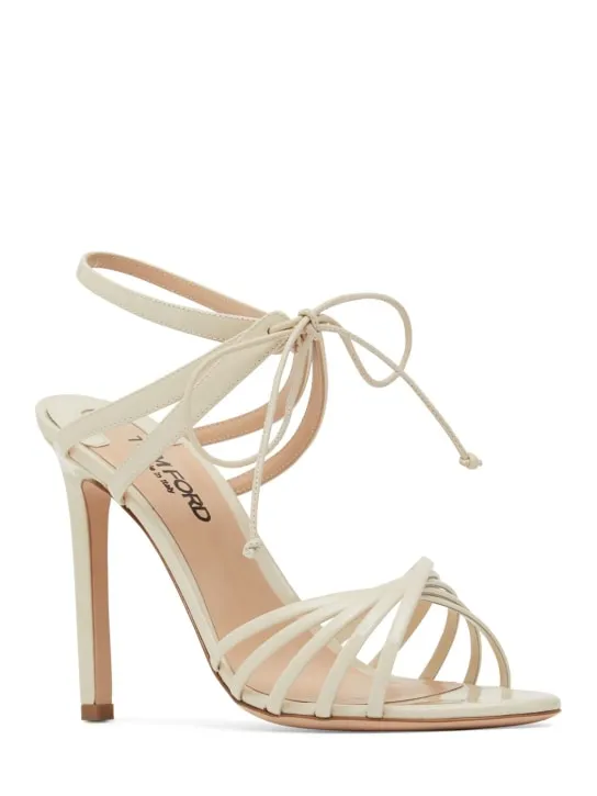 Tom Ford   85mm Angelica patent leather sandals 