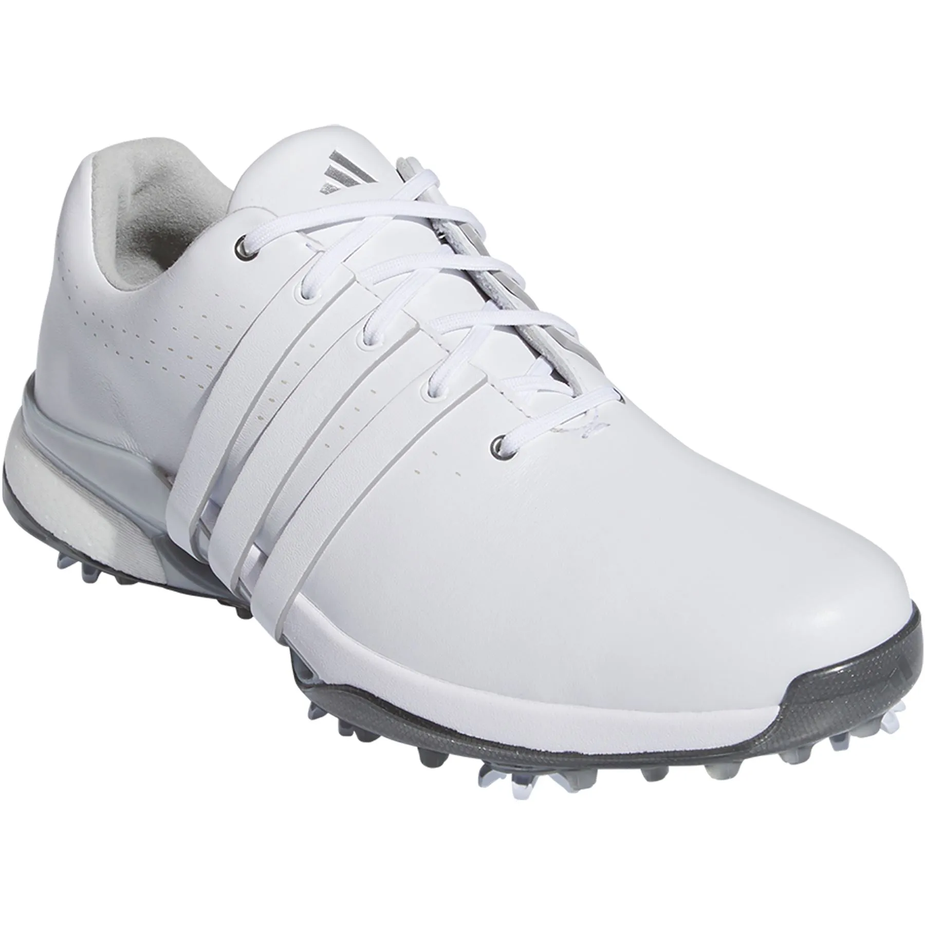 Tour360 24 Boost Golf Shoes White/White/Silver Metallic - SS24